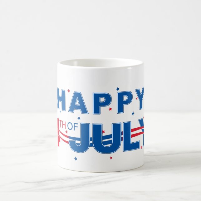 Taza De Café 4 de julio Café Mug (Centro)