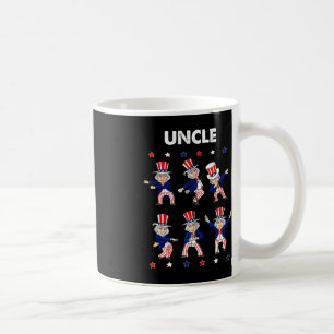 Taza De Café 4 De Julio Danzando Tío Sam Boys Niños USA Patrio