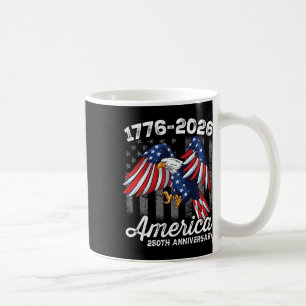 Taza De Café 4 De Julio De 250 Aniversario 1776-2026