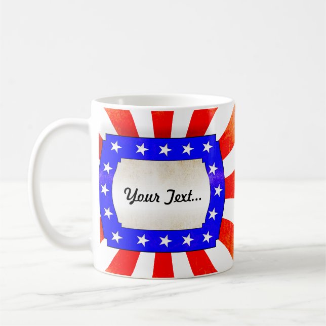 Taza De Café 4 de julio Día de la Independencia (Izquierda)