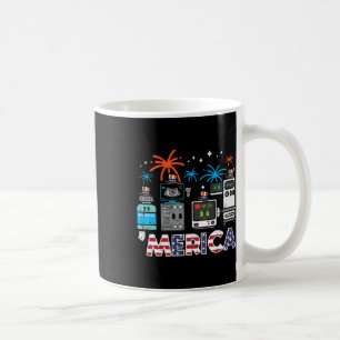 Taza De Café 4 de julio Enfermera Propofol Merica Scrub Top Pat