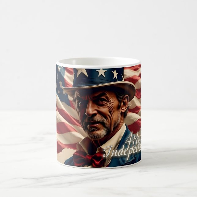 Taza De Café 4 de julio - Espíritu de independencia (Centro)
