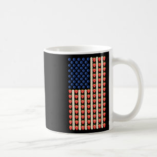 Taza De Café 4 De Julio Fresa Jello Hombres Pastel De Bandera D