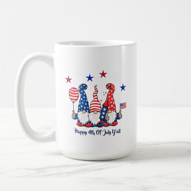 Taza De Café 4 De Julio Mug (Izquierda)