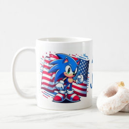 Taza De Café 4 de julio. Mugre por el Día de la Independencia,
