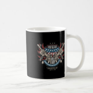 Taza De Café 4 de julio Patriotic America Military Veterinario