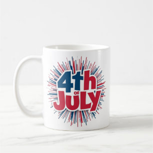 Taza De Café 4 de julio Sublimación-98146