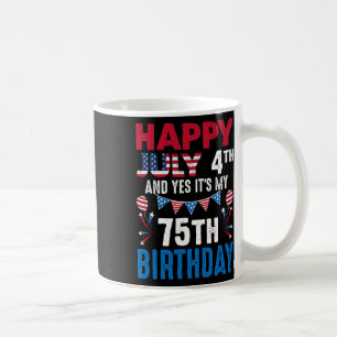Taza De Café 4 de julio y sí, es mi papá norteamericano de 75 a