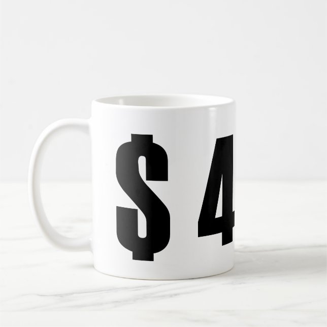Taza De Café 4 dólares (Izquierda)