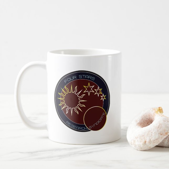 Taza De Café 4 estrellas Sindicato de Investigación Mug (Con donut)
