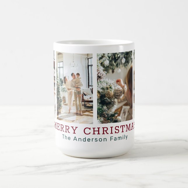 Taza De Café 4 Foto Red Green Feliz Navidad (Centro)