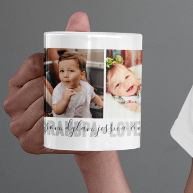 Taza De Café 4-Fotografía Ama los nombres de los nietos del abu (Subido por el creador)