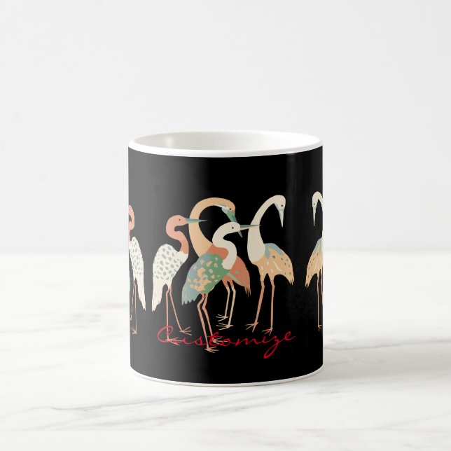 Taza De Café 4 Grullas Japonesas Thunder_Cove (Centro)