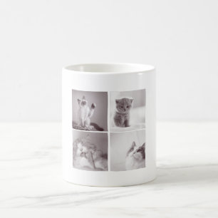 Taza De Café 4 lindos gatos para los amantes de los gatos