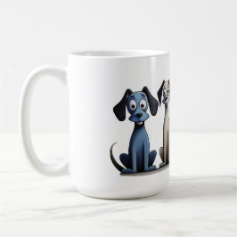 Taza De Café 4 Perros Mug