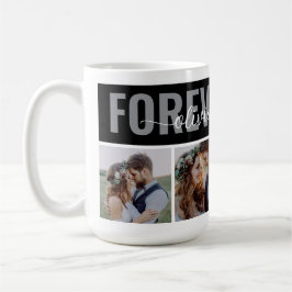 Taza De Café 4 Photo Collage Forever Love Couple Names