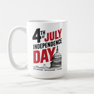 Taza De Café 4th of July 250th Anniversary Independence Day