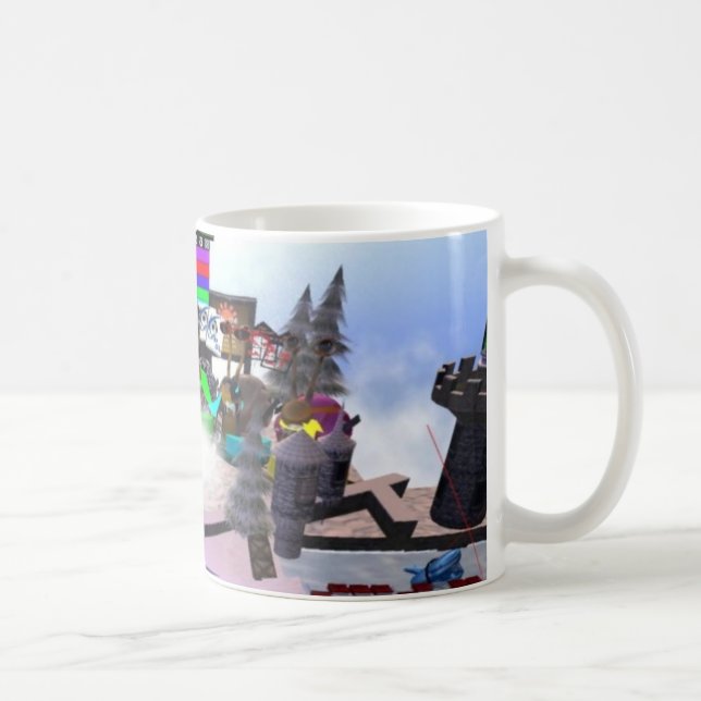 Taza De Café 4to Aniversario de competir con gigante del (Derecha)