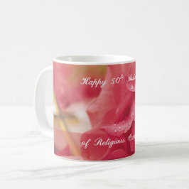 Taza De Café 50º Aniversario de la Consagración Religiosa Rosa