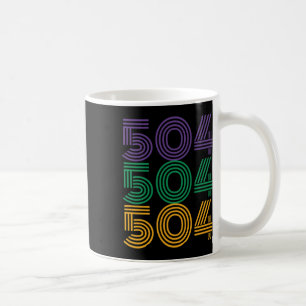 Taza De Café 504 Mardi Gras 2025 Divertido traje de carnaval