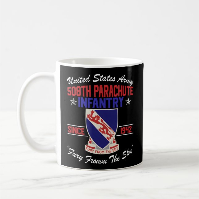 Taza De Café 508º Régimen De Infantería De Paracaídas (Izquierda)