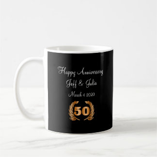 Taza De Café 50.ª conmemoración del aniversario del Boda