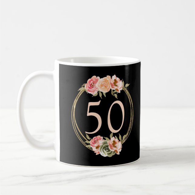 Taza De Café 50.ª Flamorosa de Peach (Izquierda)