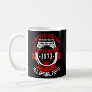 Taza De Café 50.ª Leyenda De Cumpleaños Nacida En Septiembre De