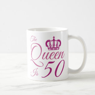 Taza De Café 50.ª Reina de cumpleaños