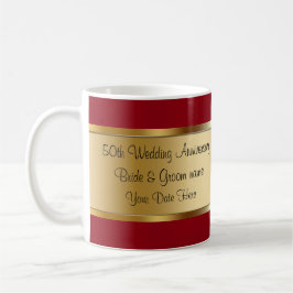 Taza De Café 50.º Aniversario Boda