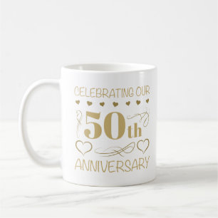 Taza De Café 50.º Aniversario Boda