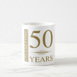 Taza De Café 50.º Aniversario Boda
