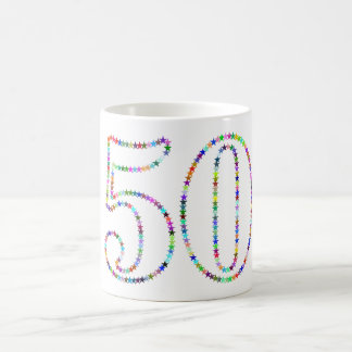 Taza De Café 50.º tazón de cumpleaños