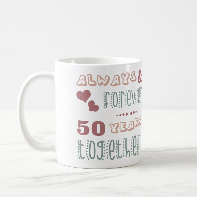Taza De Café 50° aniversario Boda (Izquierda)