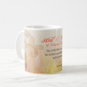Taza De Café 50° Aniversario de la Profesión Religiosa, Nun