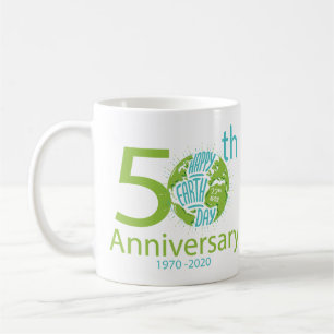 Taza De Café 50° Aniversario del Día de la Tierra