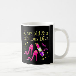 TAZA DE CAFÉ 50 AÑOS Y UNA FABULOSA DIVA