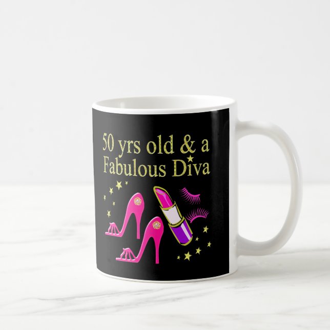 TAZA DE CAFÉ 50 AÑOS Y UNA FABULOSA DIVA (Derecha)