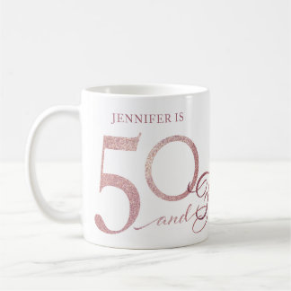 Taza De Café 50 Fabuloso cumpleaños