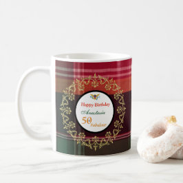 Taza De Café 50 Fabuloso Día del Nacimiento Café Mug