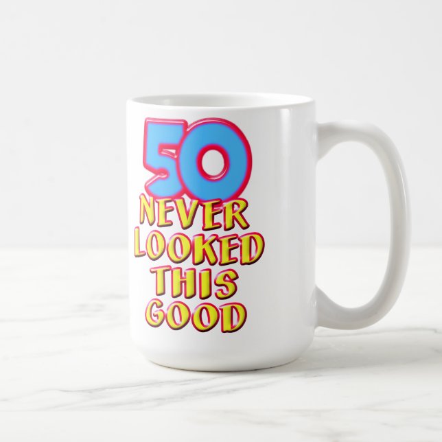 Taza De Café 50 Nunca miró este buen cerdo (Derecha)