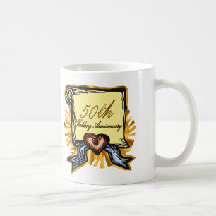 Taza De Café 50.o aniversario de boda 3W