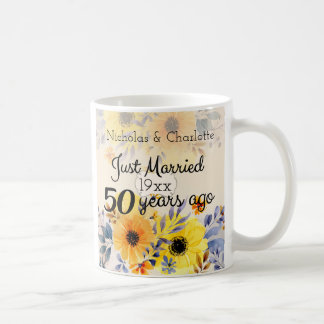Taza De Café 50.o Aniversario de boda de oro