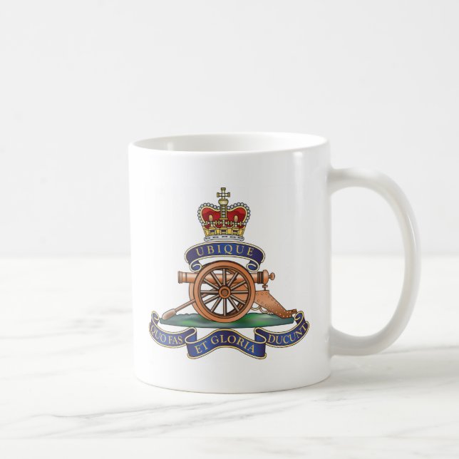 Taza De Café 50.o Artillería real del regimiento del misil (Derecha)