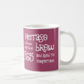 Taza De Café 50.o Brew 1965 del vintage del cumpleaños o