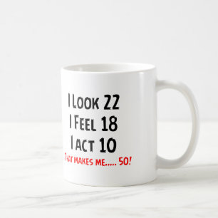 Taza De Café 50.o diseño único divertido