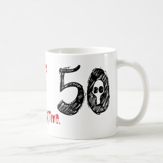 Taza De Café 50.o Regalo de la mordaza del cumpleaños