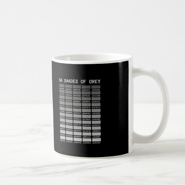 Taza De Café 50 sombras de gris (Derecha)
