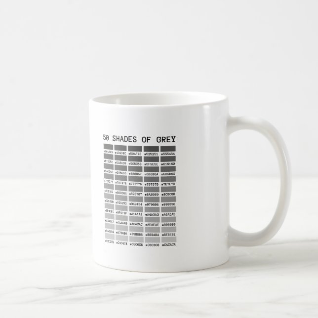 Taza De Café 50 sombras de gris (Derecha)