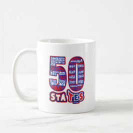 TAZA DE CAFÉ 50 STATES USA